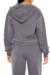 Skeleton Graphic Zip-Up Hoodie | Forever 21 Women