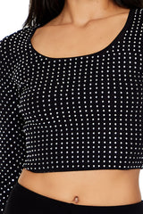Rhinestone Cropped Sweater | Forever 21 Women