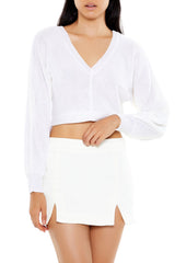 Open-Back Cropped Sweater | Forever 21 Women