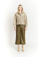 Cropped Shacket by Oat New York | Forever 21 Women