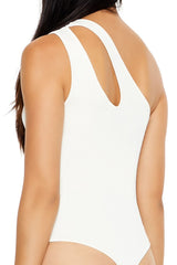 Sweater-Knit One-Shoulder Bodysuit | Forever 21 Women