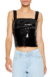 Tie-Back Sequin Top | Forever 21 Women
