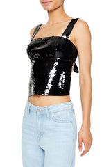 Tie-Back Sequin Top | Forever 21 Women