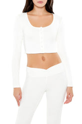 Button-Front Crop Top | Forever 21 Women