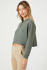 Waffle Knit Crop Top | Forever 21 Women