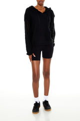 Open-Knit Netted Hoodie | Forever 21 Women