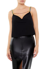 Rhinestone Chain Satin Cami | Forever 21 Women