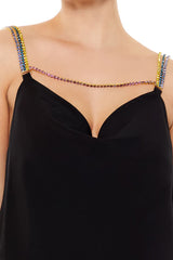 Rhinestone Chain Satin Cami | Forever 21 Women