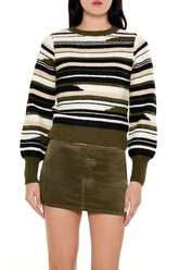 Abstract Striped Sweater | Forever 21 Women