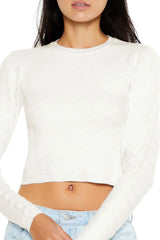 Textured Cropped Sweater | Forever 21 Women