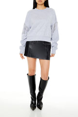 Rhinestone Fringe Pullover | Forever 21 Women
