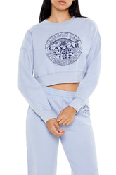 Caviar Graphic Cropped Pullover | Forever 21 Women