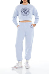 Caviar Graphic Cropped Pullover | Forever 21 Women