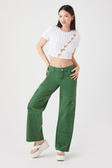 Textured Cutout Crop Top | Forever 21 Women