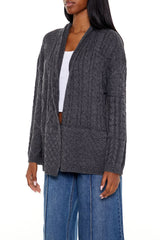 Mixed Knit Cardigan Sweater | Forever 21 Women