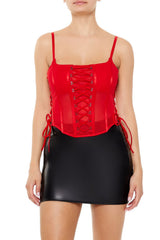 Sheer Mesh Corset Cami | Forever 21 Women