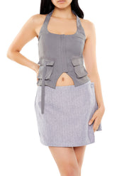 Split-Hem Halter Top | Forever 21 Women
