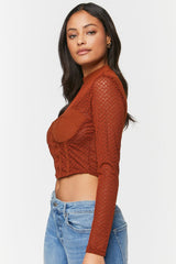 Netted Mesh Bustier Top | Forever 21 Women