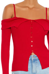 Open-Shoulder Sweater-Knit Top | Forever 21 Women