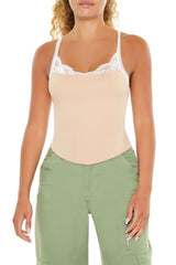 Seamless Lace-Trim Cami | Forever 21 Women