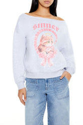 Sinner Kitten Graphic Pullover | Forever 21 Women