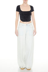 Mineral Wash Cropped Tee | Forever 21 Women