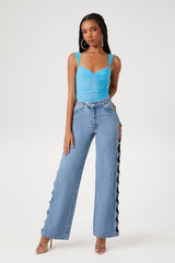 Mesh Sweetheart Bodysuit | Forever 21 Women