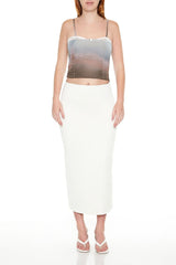 Gradient Rosette Cropped Cami | Forever 21 Women