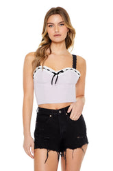 Sweetheart Bow Crop Top | Forever 21 Women