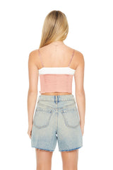 Cropped Satin Colorblock Cami | Forever 21 Women