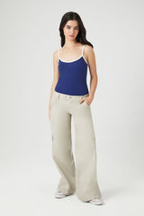 Ribbed Knit Ringer Cami Bodysuit | Forever 21 Women