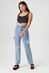 Seamless Ribbed V-Hem Tank Top | Forever 21 Women