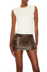 Fuzzy Knit Sweater Vest | Forever 21 Women