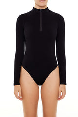 Seamless Half-Zip Bodysuit | Forever 21 Women