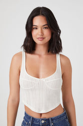 Curved-Hem Cropped Tank Top | Forever 21 Women