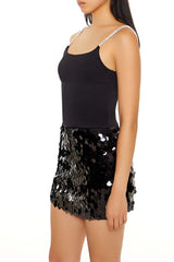 Contour Sculpt Metallic-Strap Cami | Forever 21 Women