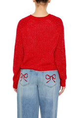 Metallic Knit Raglan Sweater | Forever 21 Women
