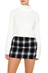 Faux Pearl Turtleneck Sweater | Forever 21 Women