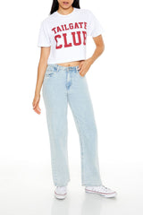 Tailgate Club Graphic Baby Tee | Forever 21 Women