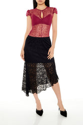 Sheer Lace Thong Bodysuit | Forever 21 Women