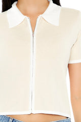 Cropped Sweater-Knit Shirt | Forever 21 Women