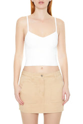 Sweater-Knit Cropped Cami | Forever 21 Women