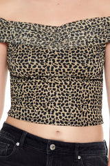 Cheetah Print Off-the-Shoulder Top | Forever 21 Women