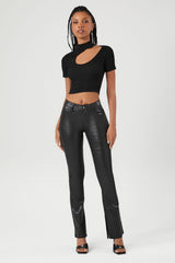 Sweater-Knit Cutout Crop Top | Forever 21 Women