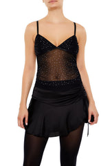 Sheer Mesh Rhinestone Cami | Forever 21 Women