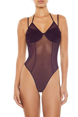Sheer Mesh Halter Bodysuit | Forever 21 Women