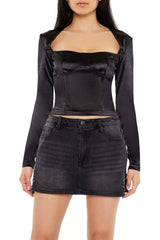 Square-Neck Bustier Crop Top | Forever 21 Women
