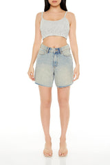 Pinstriped Cropped Cami | Forever 21 Women