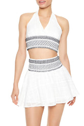 Embroidered Halter Crop Top | Forever 21 Women