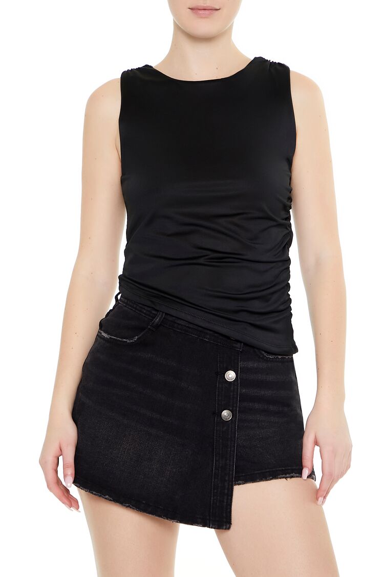 Contour Sculpt Asymmetrical Tank Top | Forever 21 Women